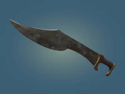 Eagle Sword Low-poly 3D model