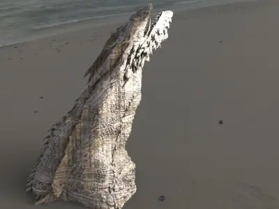 Dragon Stone Rock Huge 3D model