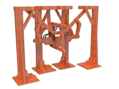 Chebyshev Mechanism  Chebyshev Lpegetje  Free 3D model