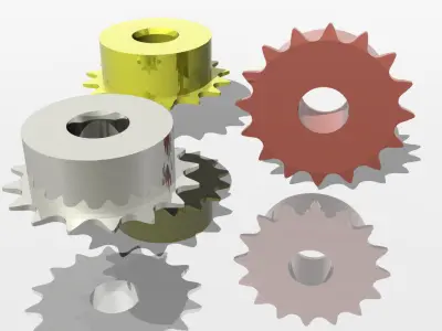 Chainsprocket1 sprocket Free 3D model