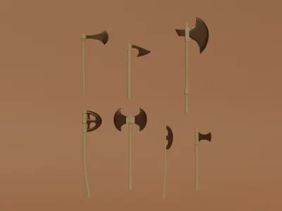 Bronze Age Weapons 3D model