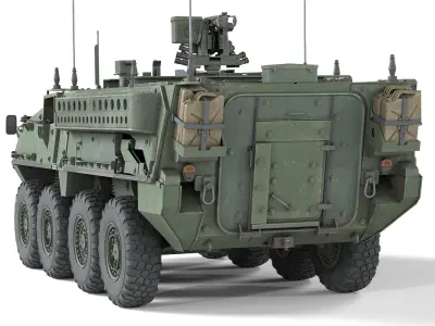 M1130 Stryker CV Low-poly 3D model