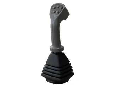 Heavy Equipment Joystick 3d model Low-poly 3D model