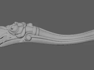 leg High quality 3d models for processing on a cnc machine 3D model 43