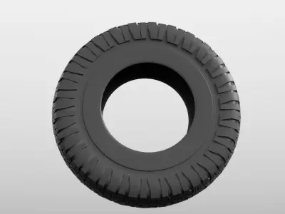BF Goodrich AT KO2 Offroad Tire 3D Model 3D model in Modo 3D model
