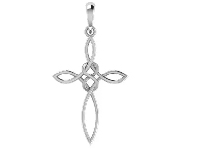 CROSS PENDANT CR166 3D print model