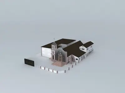 Temple of the Most Pure Heart of Mary Free 3D model