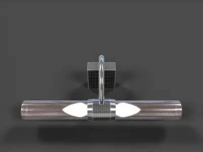Mirror Light - High Poly  3D model