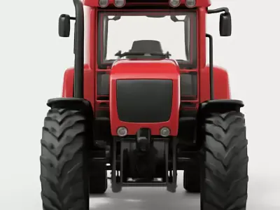 Modern Agricultural Tractor 3D model