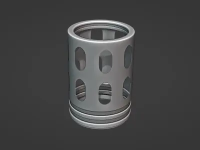 Hardsurface - Muzzle Free low-poly 3D model