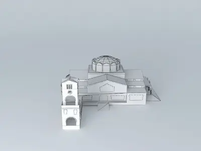SAINT ATHANASIOS Free 3D model