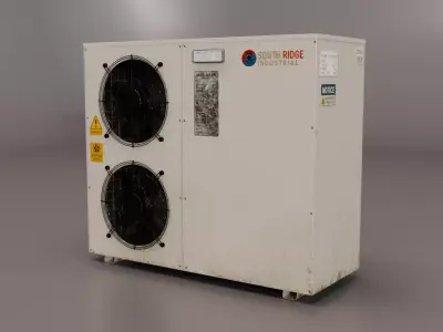 HVAC dirty 3D model
