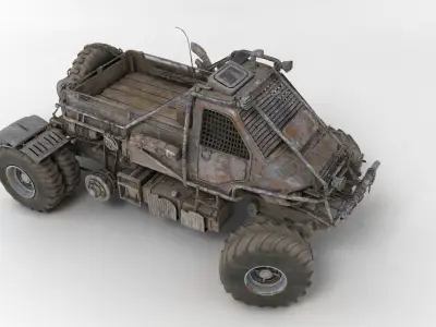 Apocalyptic Truck 3 3D model