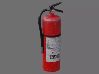 Fire Extinguisher 1B Low-poly 3D model