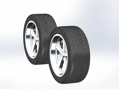Custom wheels HRBB BoF for your scale model 3D print model