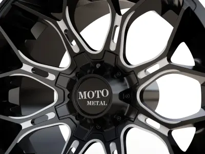 MOTO METAL SNIPER WHEEL 3D MODEL 3D model