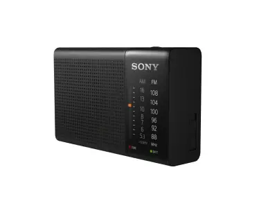 Portable Radio Low-poly 3D model