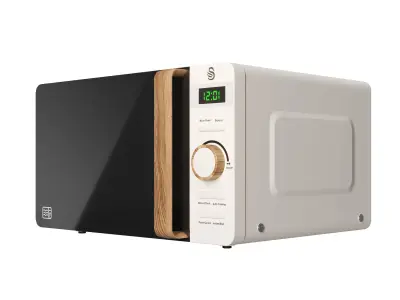 Swan 20L Nordic Digital Microwave 3D model