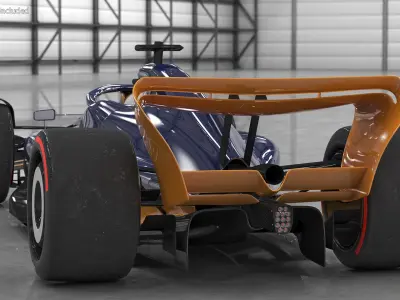  Open Wheel Racing Car 