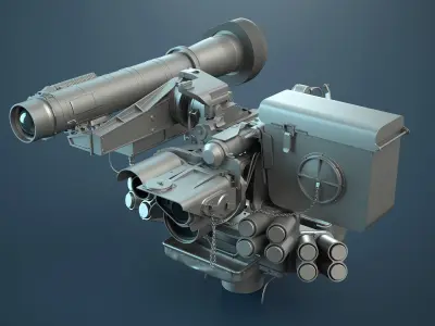 M151 Protector and M153 CROWS RWS Set 3D Model Pack