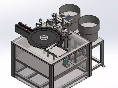 EYE DROP FILLING AND CAPPING MACHINE 3D model