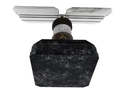 Old Solar Panel 3D model