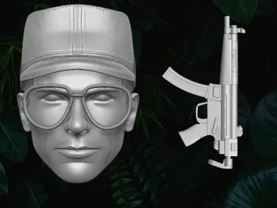 Hawkins Predator fan art 3D printable Files For Action Figures 3D print model purchase