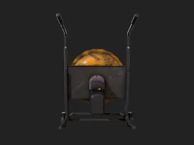 120 Liter Concrete Mixer -  PBR Game Ready Low-poly Low-poly 3D model