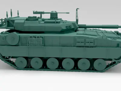 M10 Booker tank 3D model