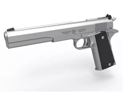 Pistol AMT Hardballer Long Slide 3D model
