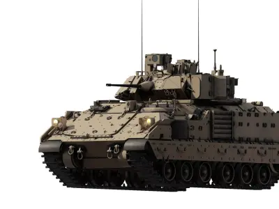 M3A3 bradley 3D model purchase