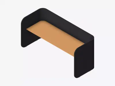 Booth - Simplicity - Type 1 - X Large Low-poly 3D model
