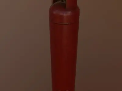 Gas Canister Low-poly 3D model get