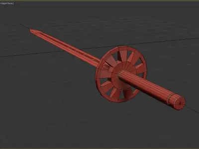 Sword samurai Low-poly 3D model purchase