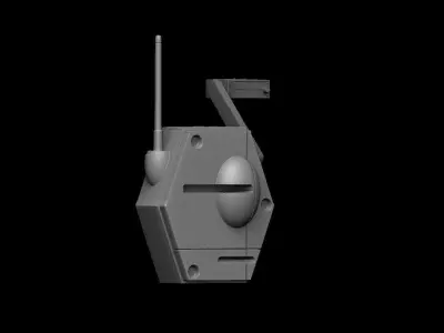 Guyver backpack 3D model