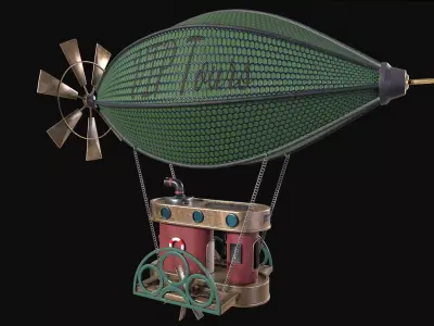 Airship 3D model buy