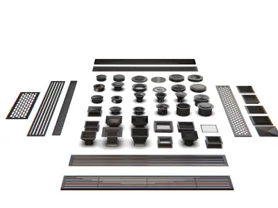 Vents  Kitbash 3D model