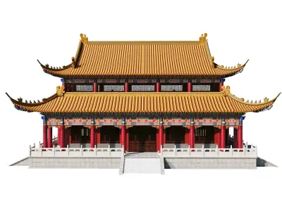 Imperial Palace Hall 3D model purchase
