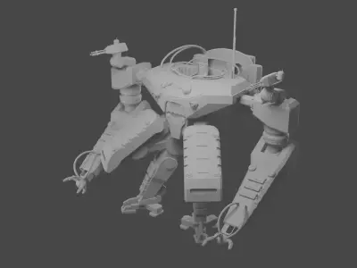 Mecha Robot 3D model