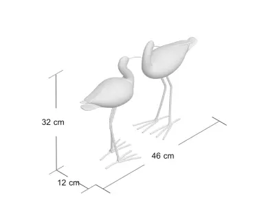 Angelena Seabirds Figurine Animal 3D model