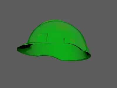 Safety Helmet Low Poly Low-poly 3D model buy