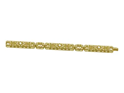Antique Art Deco Style Bracelet 3D print model