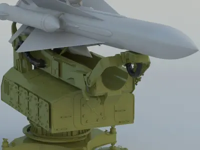 S-200 Missile Angara Vega Dubna SA-5 Gammon 3D model
