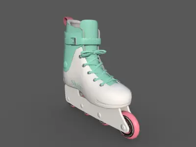 Inline Skaters Animations  Low-poly 3D model