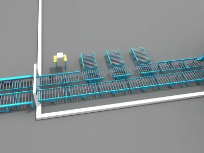 Warehouse 3D model 18