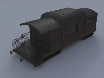 Trainwagoncoachshop 3D model