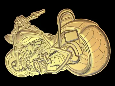 Chopper Suitable for embossing Hot Foil Technique 3D model