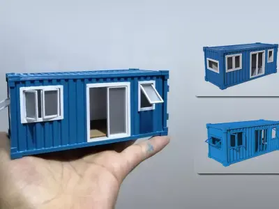Contener House 3D Printing Model 3D print model