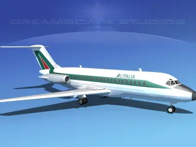 Douglas DC-9-20 Ailitalia 3D model