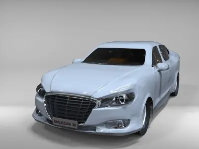 mazda car Free low-poly 3D model